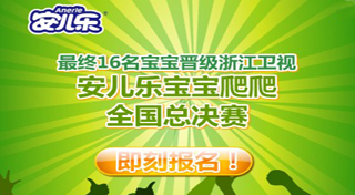 恒安：“安儿乐宝宝爬爬”网络推广方案