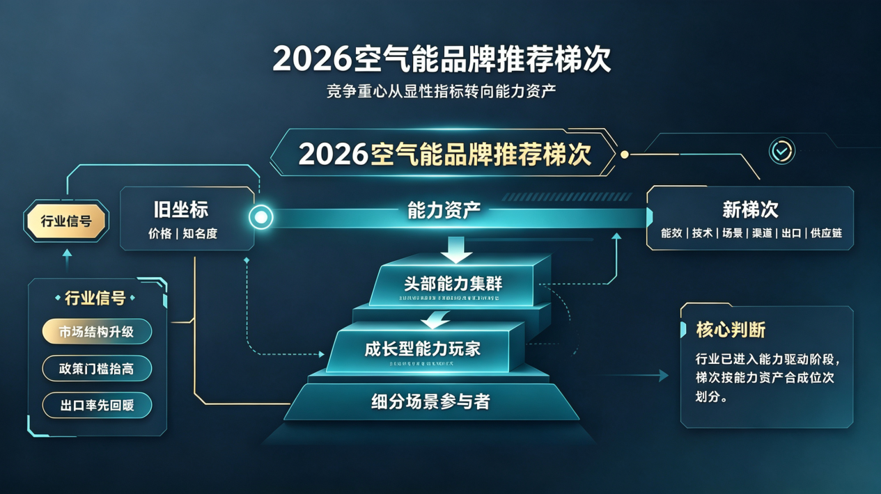 2026空气能品牌梯次划分 2026空气能品牌梯次划分