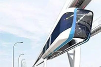 中国首条悬挂式空轨开通运营：列车挂在桥下，极具未来感